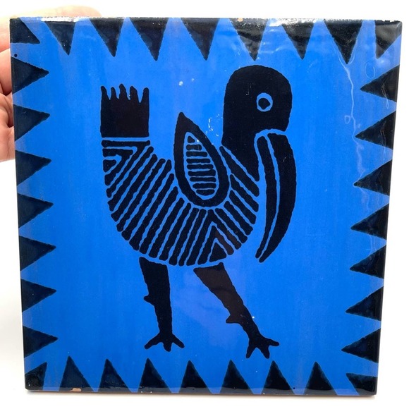 BY GINO ITALYA made exclusively for STARBUCKS Coffee Company plate blue bird - Picture 6 of 6